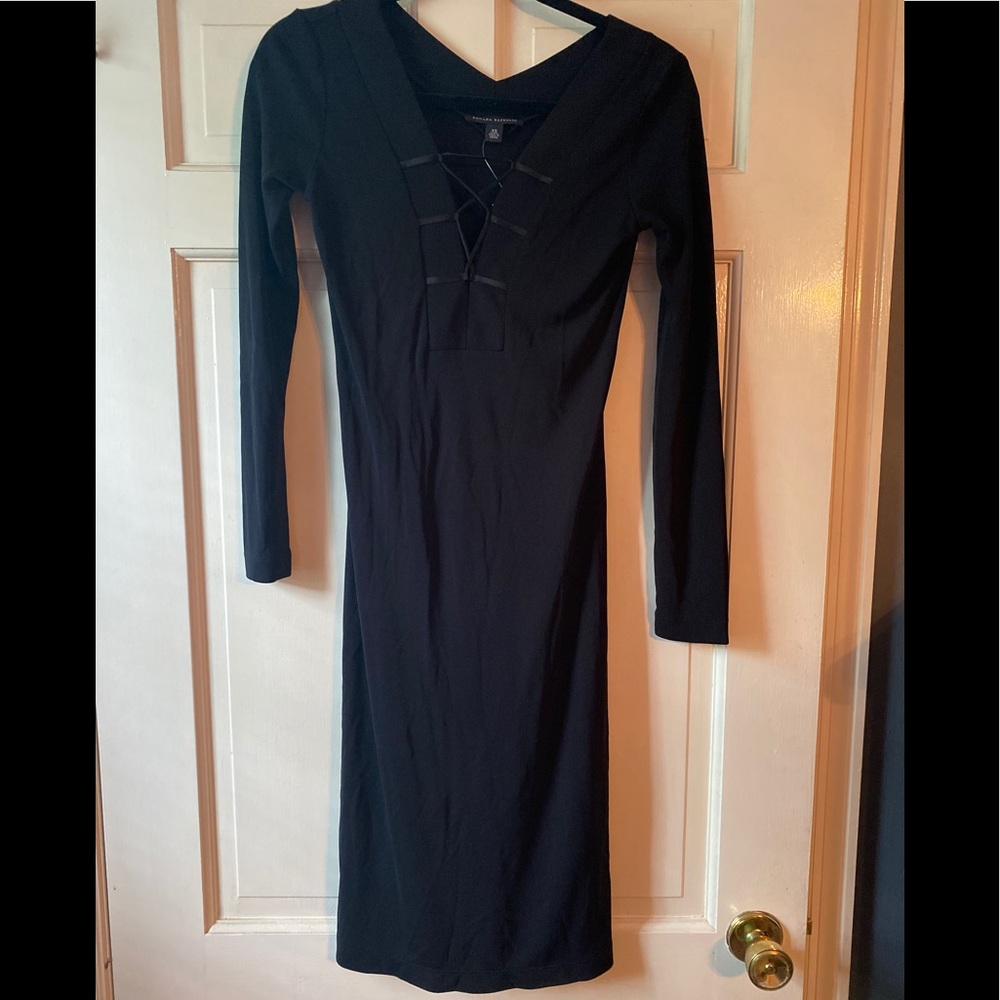 Long Sleeve Black Banana Republic Dress